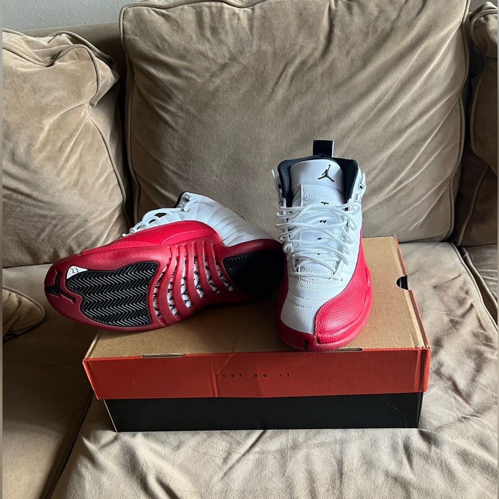 JORDAN 12 RETRO 'CHERRY' 2023 Men Size 8 lLike New Wore 1X